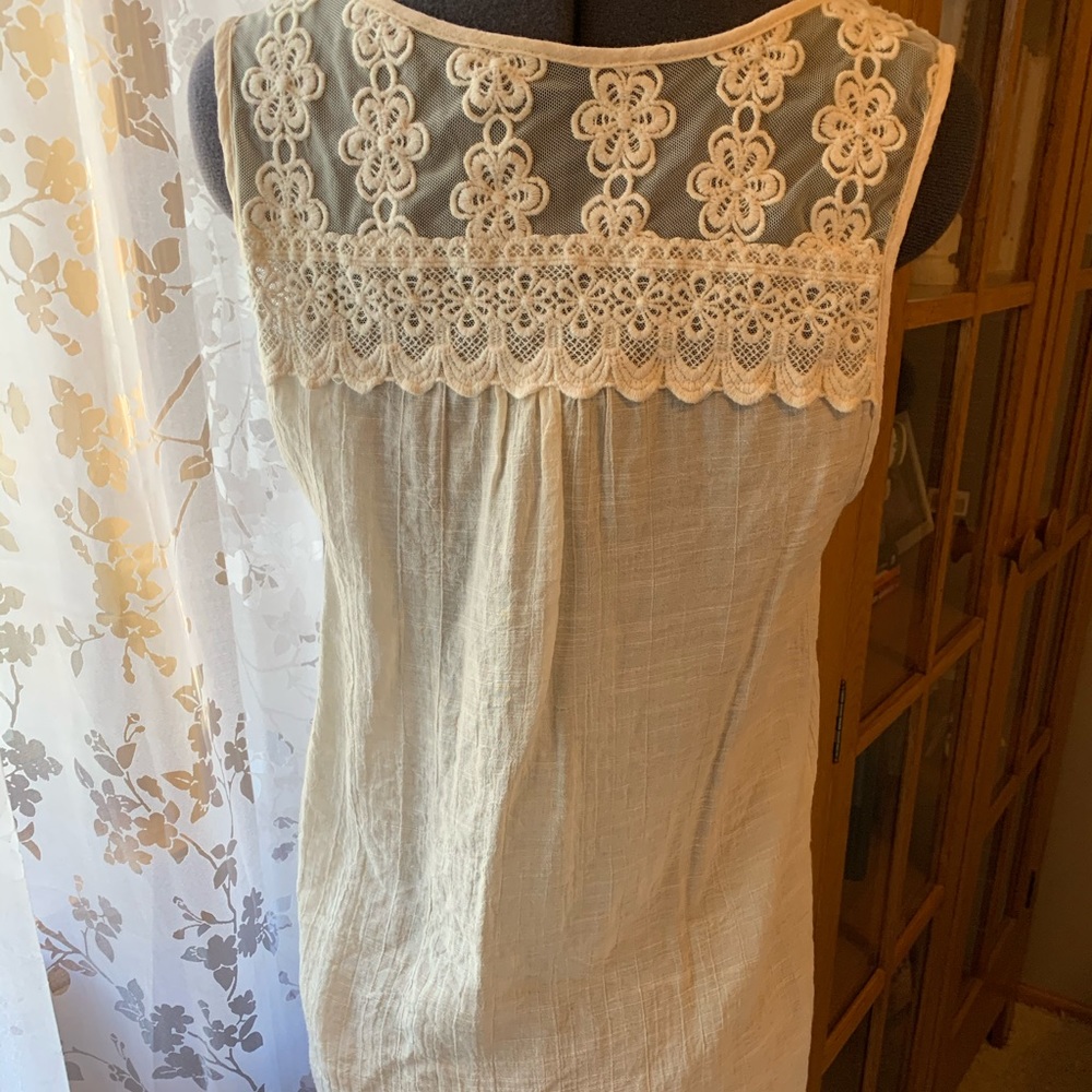 Cream blouse